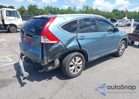 2013 Honda Cr-V Ex-L из США, поврежденный, VIN 5J6RM3H76DL027345